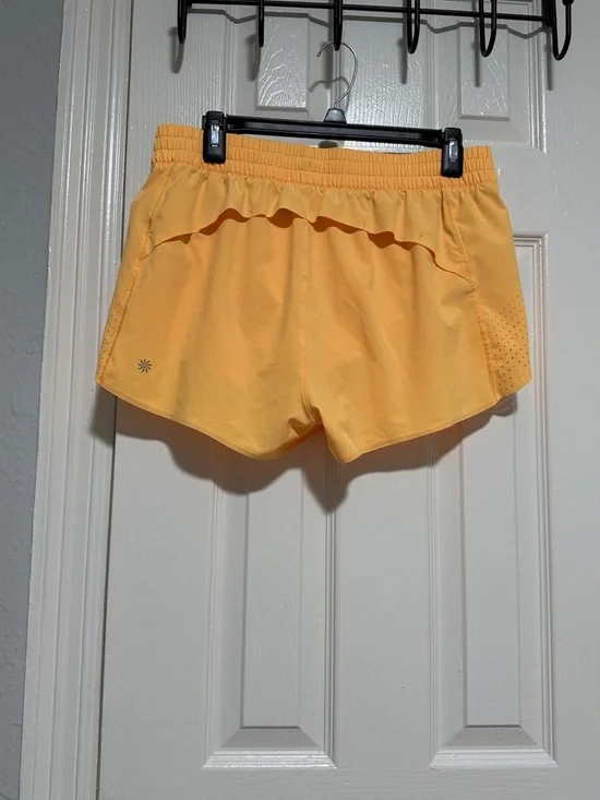 Athleta Women's Yellow Active Shorts - Lightweight Summer Running Shorts size M - Picture 1 of 13